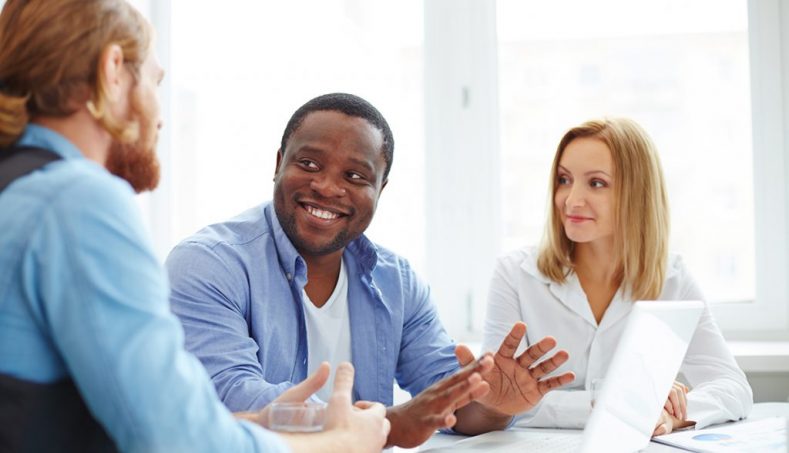 CPA meeting with clients